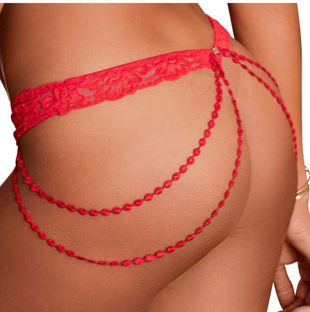 Jette Joop String in opwindende bandjes-look