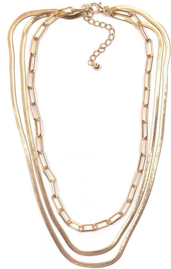 Firetti Collier Halsketting layering-look schakelketting
