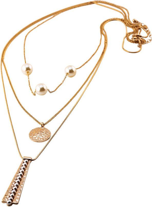 J.Jayz Ketting met hanger Layerkwaliteiten ketting verschillende kettingschakels rond met kunststofkralen - Foto 5