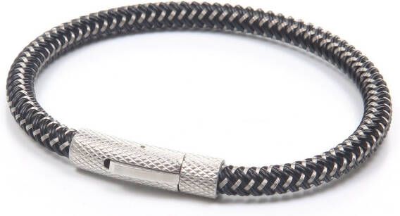 J.Jayz Leren armband In een trendy design gestructureerd