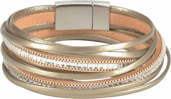 Firetti Wikkelarmband In metallic-look