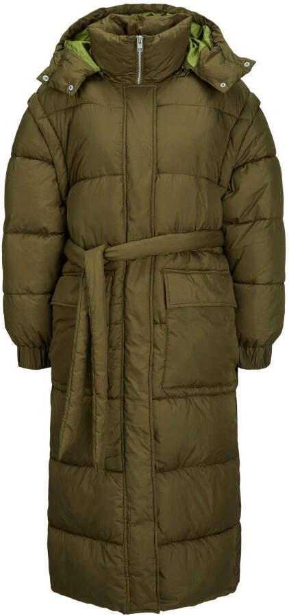 JJXX Doorgestikte jas JXSUS LONG PUFFER COAT SN