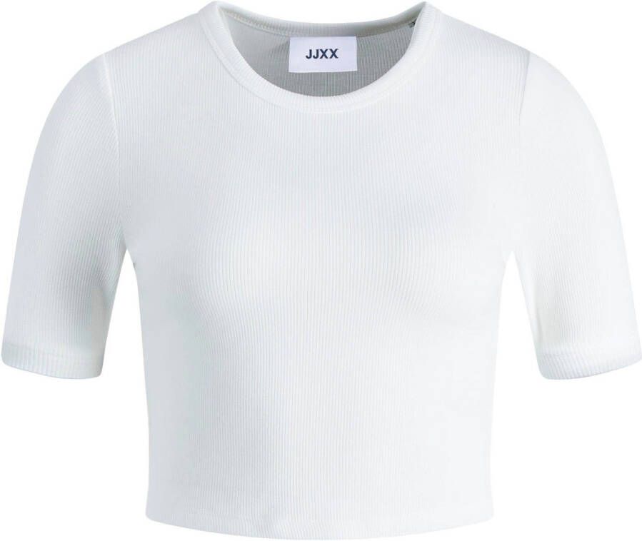 JJXX Shirt met ronde hals JXFLORIE STR SS RIB TEE JRS