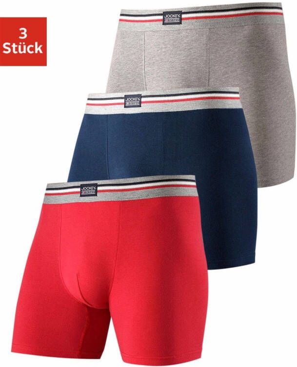 Jockey Boxershort met labeldetail in een set van 3 stuks