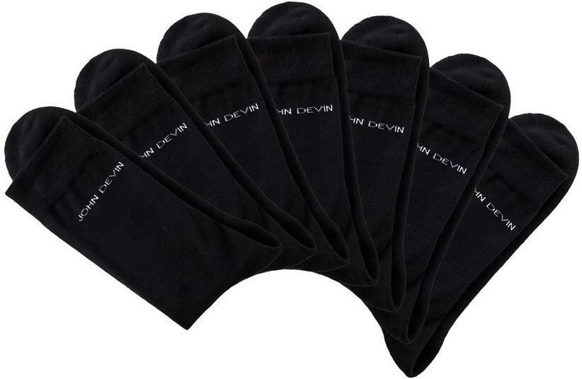 John Devin Basic sokken voor elke dag (set 7 paar) - Foto 5