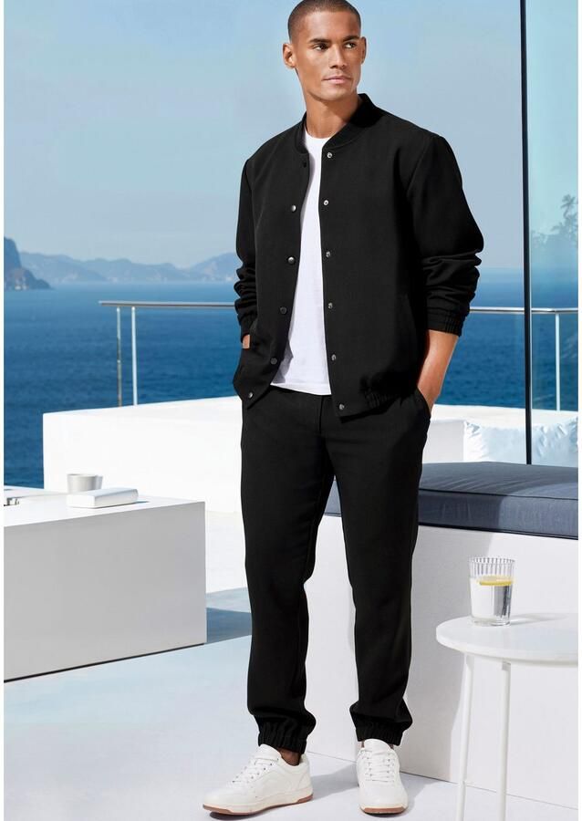 John Devin Blouson Met ribkraag Tussenjas met binnenzak van licht rekbare geweven kwaliteit - Foto 3