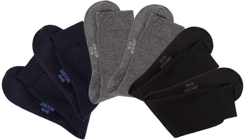 John Devin Business-sokken lange vorm waardevol verpakt in doos (set 6 paar) - Foto 10