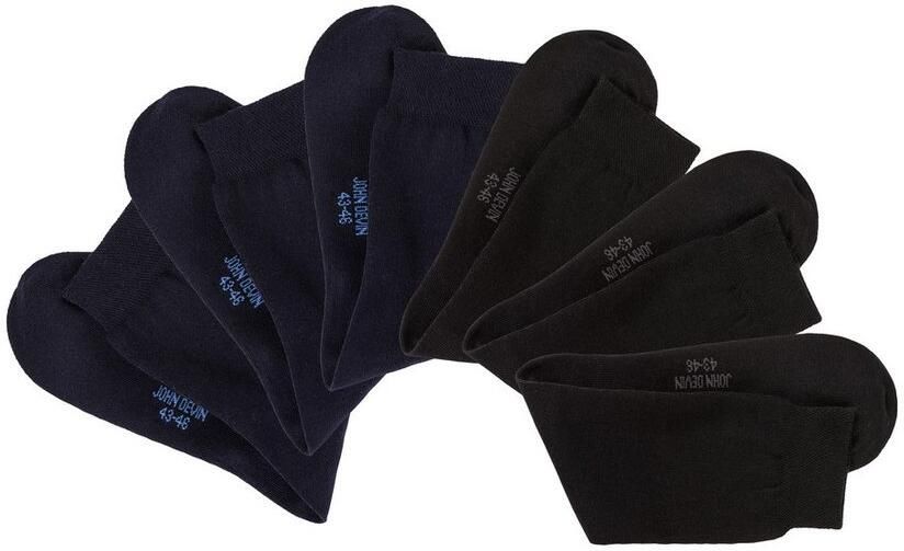 John Devin Business-sokken lange vorm waardevol verpakt in doos (set 6 paar) - Foto 10