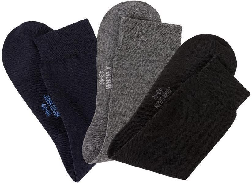 John Devin Business-sokken met langere schachtlengte verpakt in een doos (set 3 paar) - Foto 8