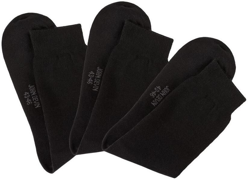 John Devin Business-sokken met langere schachtlengte verpakt in een doos (set 3 paar) - Foto 6