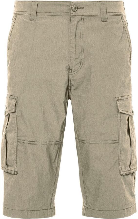 John Devin Cargobermuda Van elastische katoenmix met zijzakken 3 4 shorts - Foto 4
