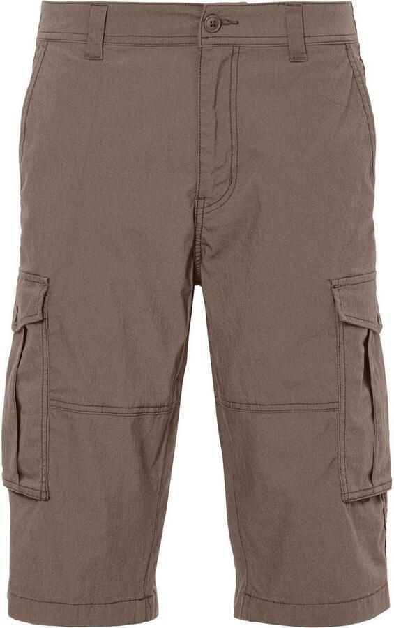 John Devin Cargobermuda Van elastische katoenmix met zijzakken 3 4 shorts