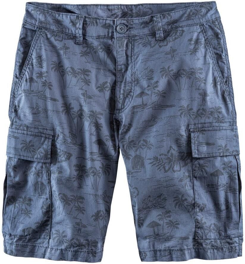 John Devin Cargoshort Shorts van elastisch katoen modieus bedrukt - Foto 4