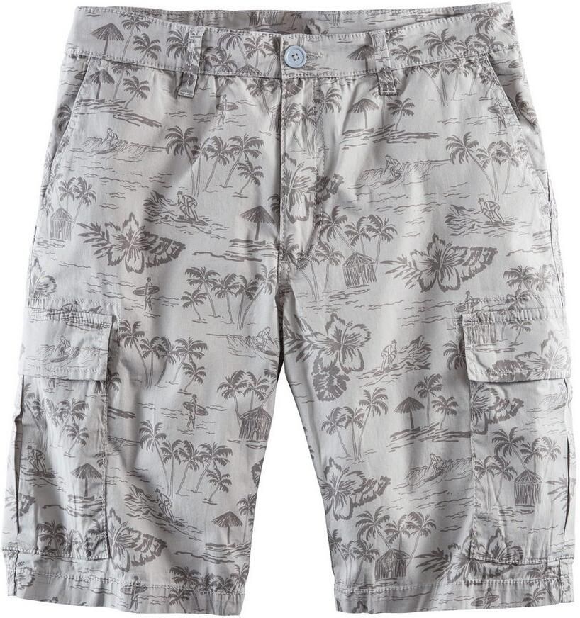 John Devin Cargoshort Shorts van elastisch katoen modieus bedrukt - Foto 4