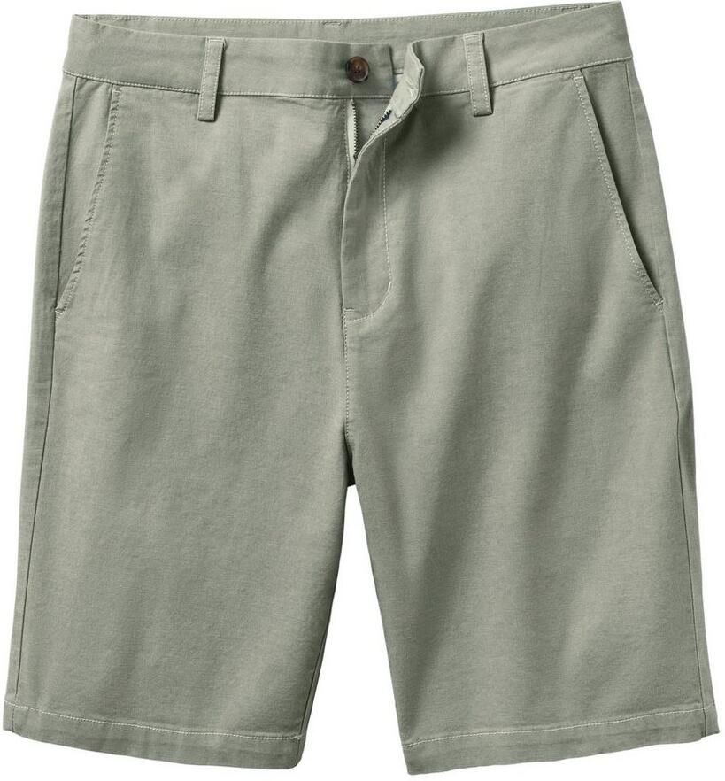 John Devin Chino-short Regular fit Oxford shorts van elastische katoen