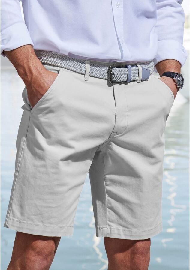John Devin Chino-short Regular fit Shorts van elastische katoenkwaliteit - Foto 5