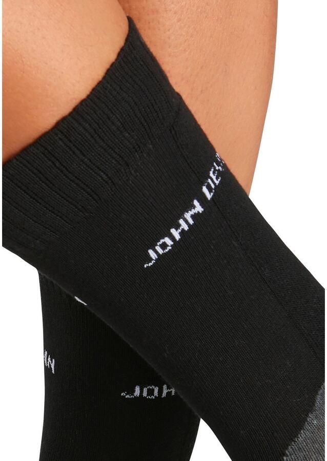 John Devin Functionele sokken met zolen over de tenen en hoge hakpluche (set 4 paar) - Foto 2