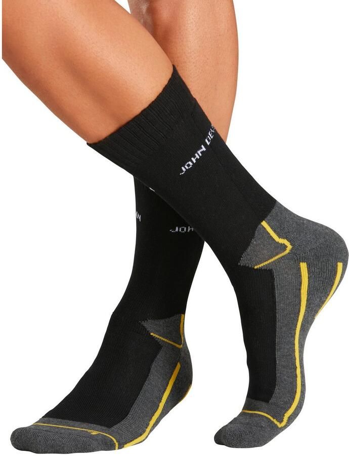 John Devin Functionele sokken met zolen over de tenen en hoge hakpluche (set 4 paar)