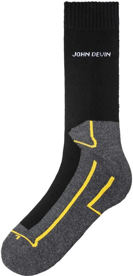 John Devin Functionele sokken met zolen over de tenen en hoge hakpluche (set 4 paar) - Foto 7