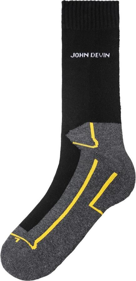 John Devin Functionele sokken met zolen over de tenen en hoge hakpluche (set 4 paar) - Foto 10