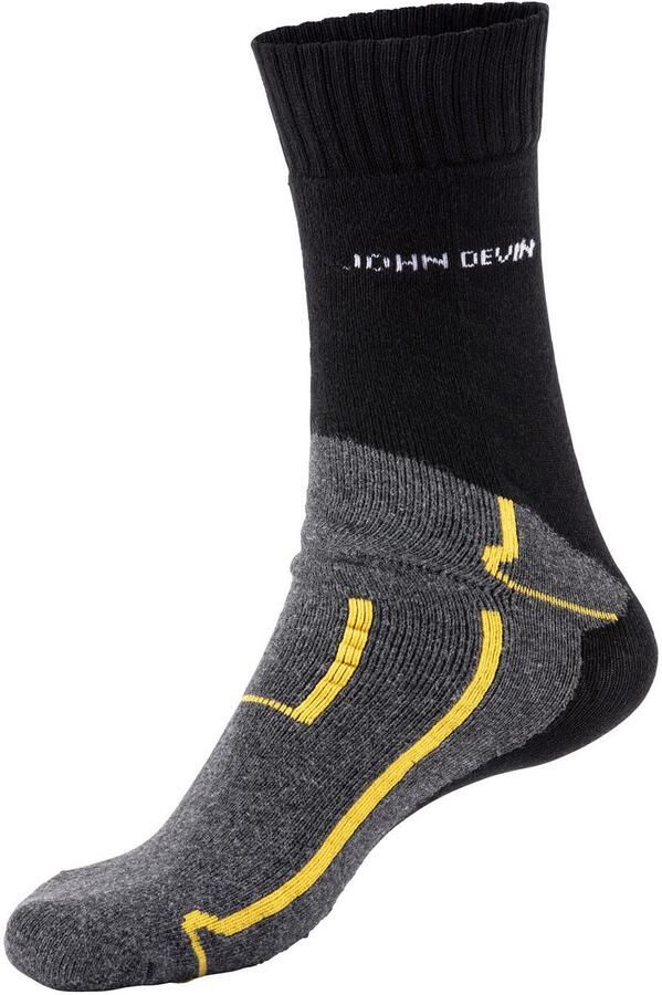 John Devin Functionele sokken met zolen over de tenen en hoge hakpluche (set 4 paar) - Foto 4