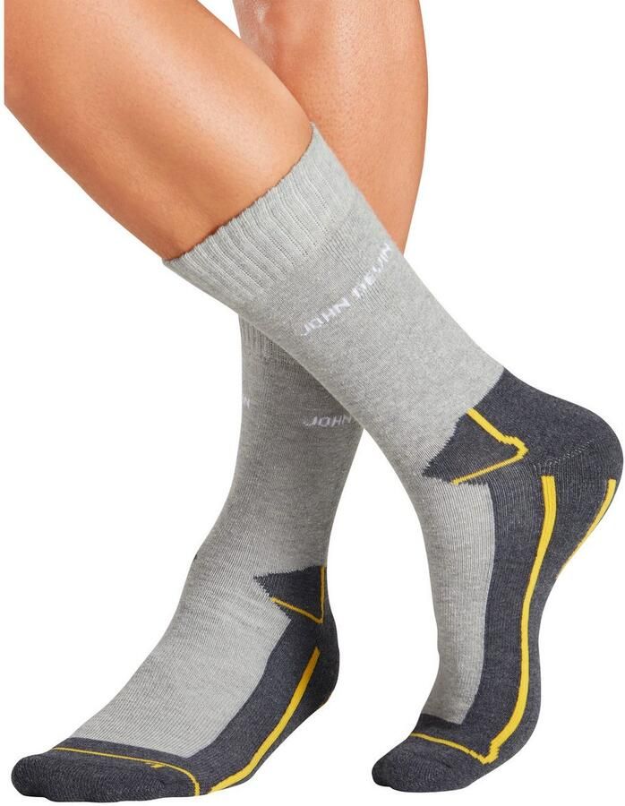 John Devin Functionele sokken met zolen over de tenen en hoge hakpluche (set 4 paar) - Foto 1