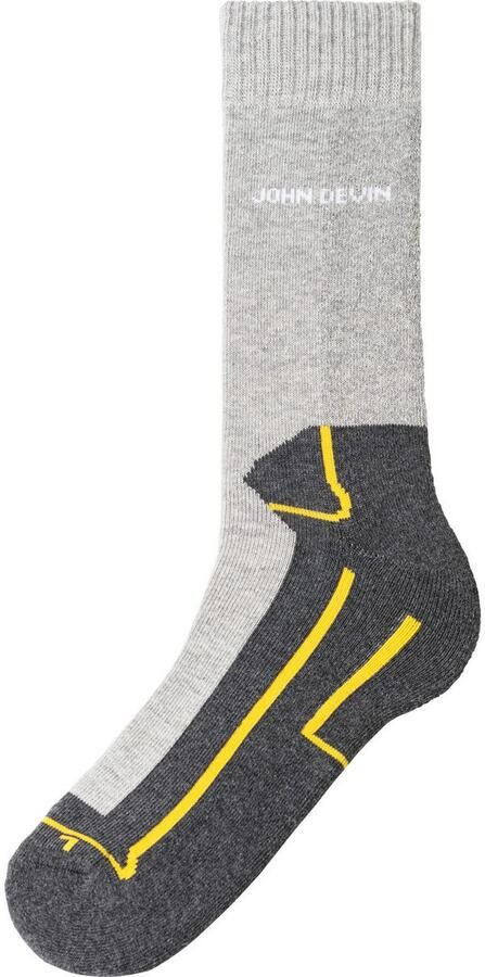 John Devin Functionele sokken met zolen over de tenen en hoge hakpluche (set 4 paar) - Foto 9