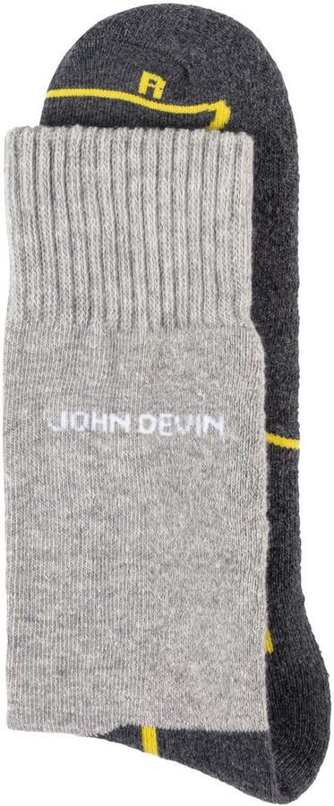 John Devin Functionele sokken met zolen over de tenen en hoge hakpluche (set 4 paar) - Foto 12