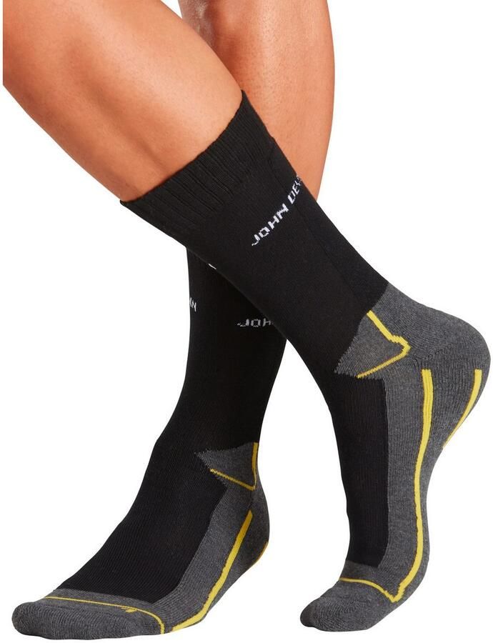 John Devin Functionele sokken met zolen over de tenen en hoge hakpluche (set 4 paar) - Foto 2