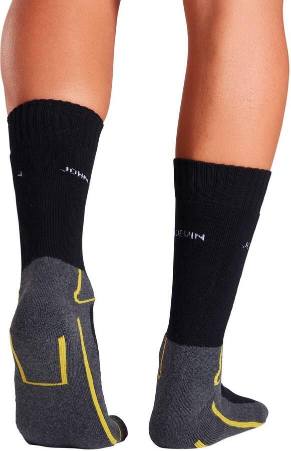 John Devin Functionele sokken met zolen over de tenen en hoge hakpluche (set 4 paar) - Foto 6