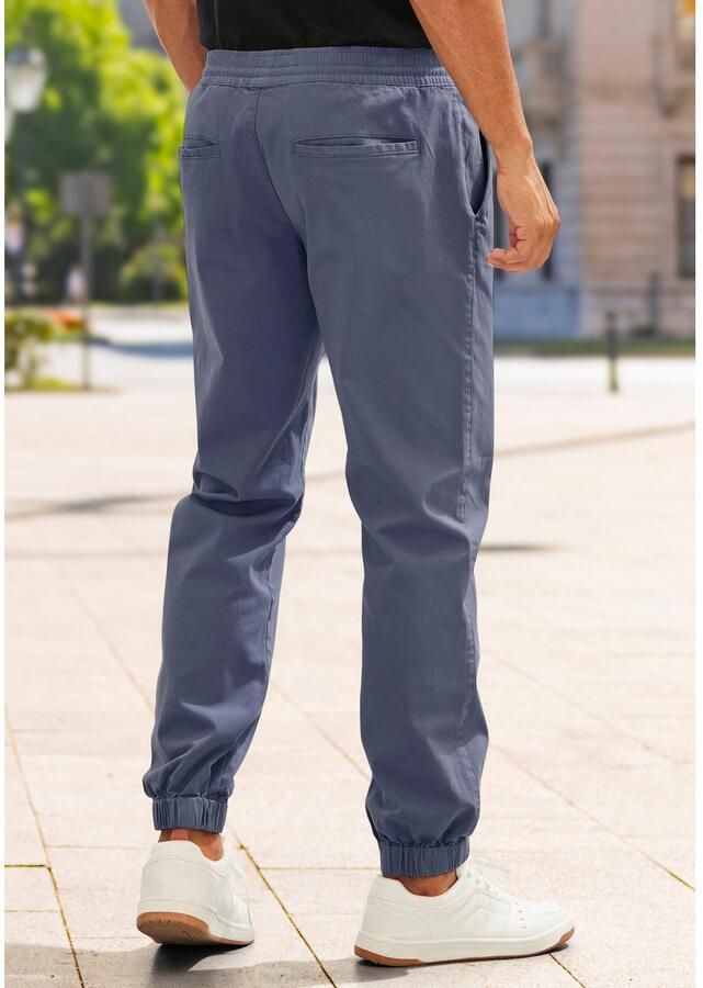 John Devin Joggingbroek Jogpants elastische katoenkwaliteit