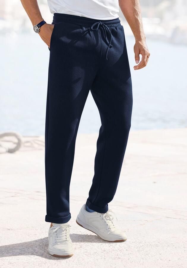 John Devin Jogpants Omslag aan de broekspijp van elastische Piqué-kwaliteit - Foto 4