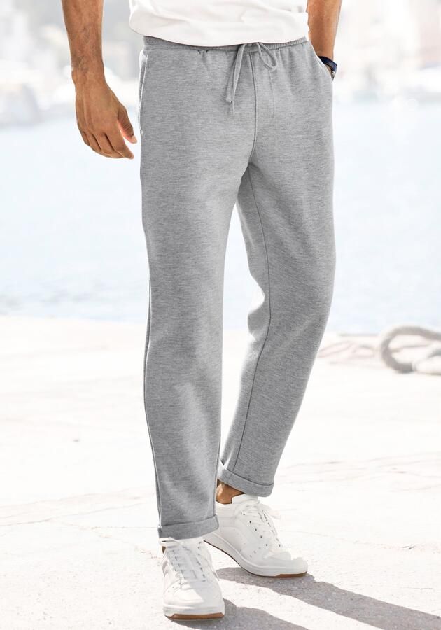 John Devin Jogpants Omslag aan de broekspijp van elastische Piqué-kwaliteit - Foto 5