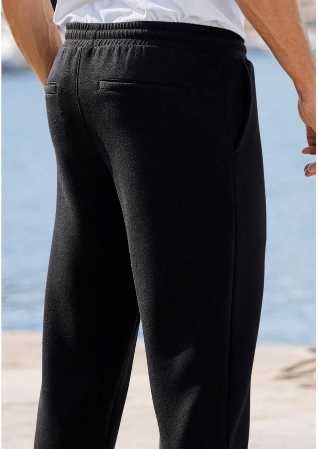 John Devin Jogpants Omslag aan de broekspijp van elastische Piqué-kwaliteit - Foto 2