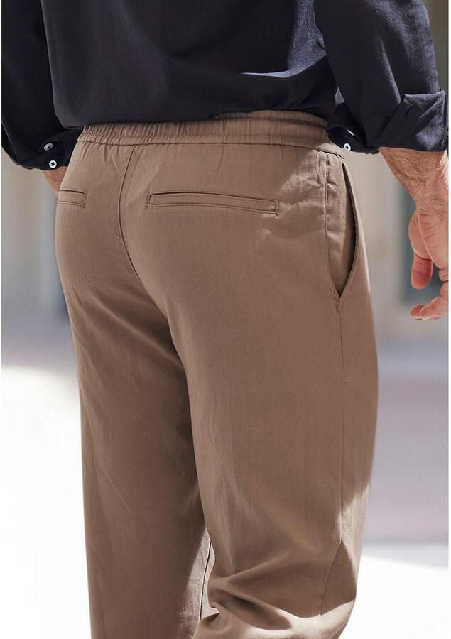 John Devin Jogpants Slim fit van lichte weefkwaliteit