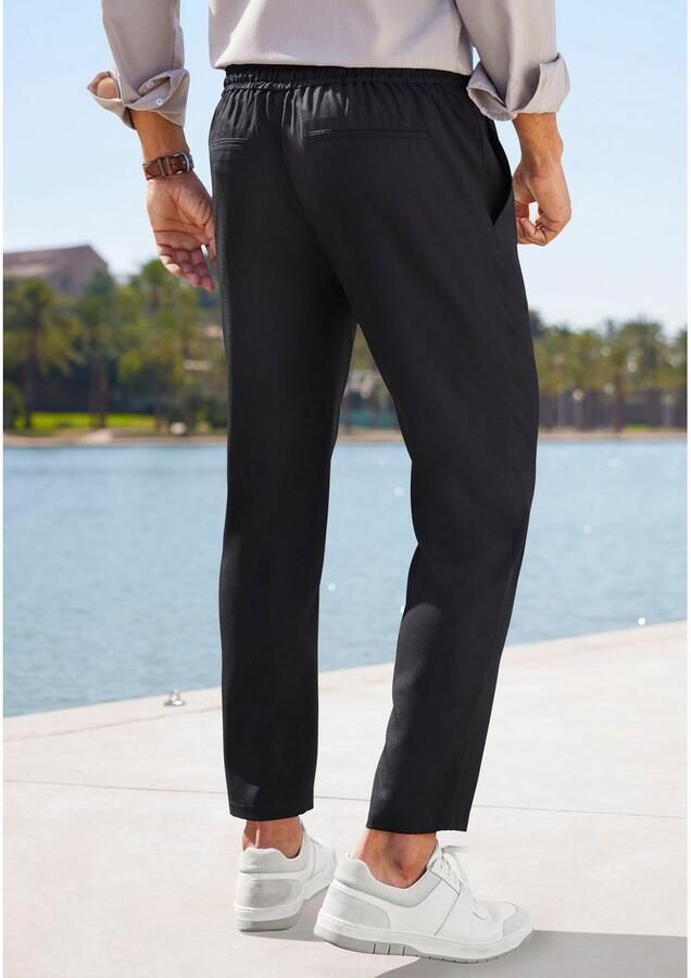 John Devin Jogpants Slim fit van lichte weefkwaliteit - Foto 4