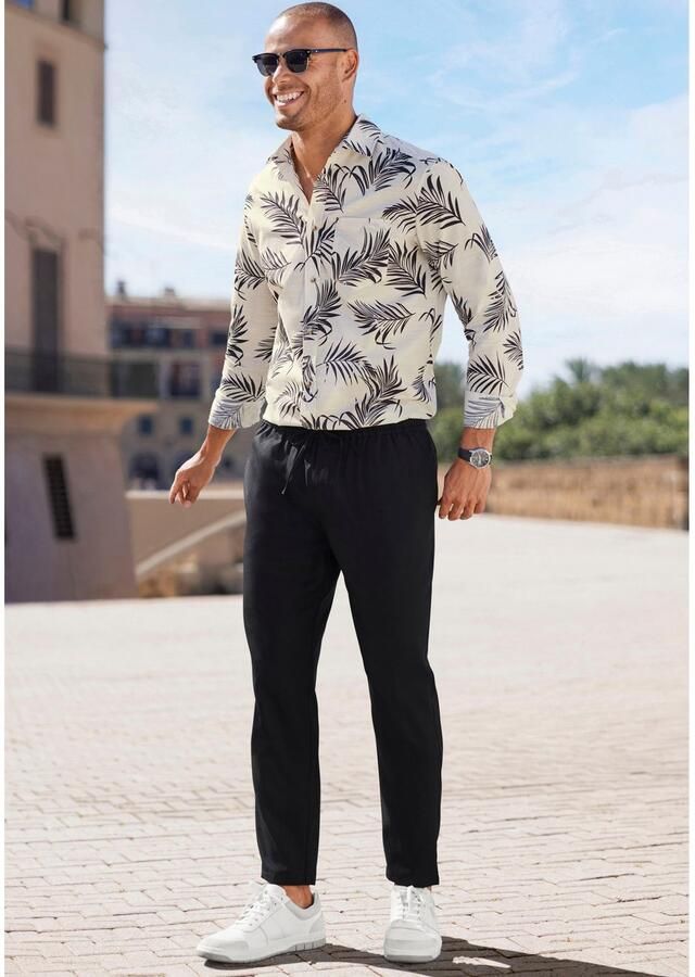 John Devin Jogpants Slim fit van lichte weefkwaliteit - Foto 2