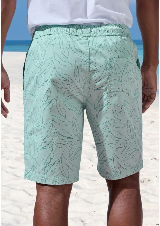 John Devin Short Bermuda korte broek van elastische geweven katoenkwaliteit - Foto 4