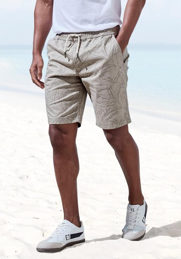 John Devin Short Bermuda korte broek van elastische geweven katoenkwaliteit - Foto 4
