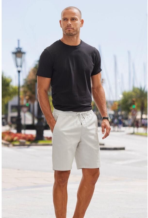 John Devin Short Bermuda korte broek van elastische katoenkwaliteit - Foto 2
