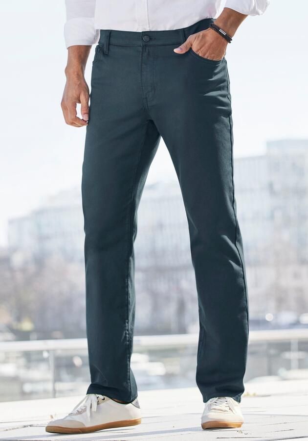 John Devin Stretchbroek 5-Pocket-Hose regular-fit Chinobroek van elastische katoenkwaliteit - Foto 6