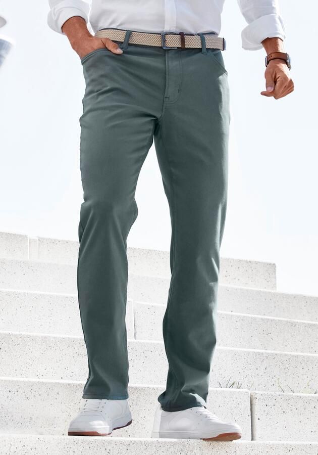 John Devin Stretchbroek 5-Pocket-Hose regular-fit Chinobroek van elastische katoenkwaliteit - Foto 6