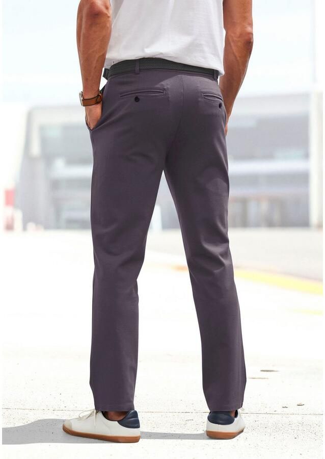 John Devin Stretchbroek Regular fit comfortabele broek van elastisch materiaal