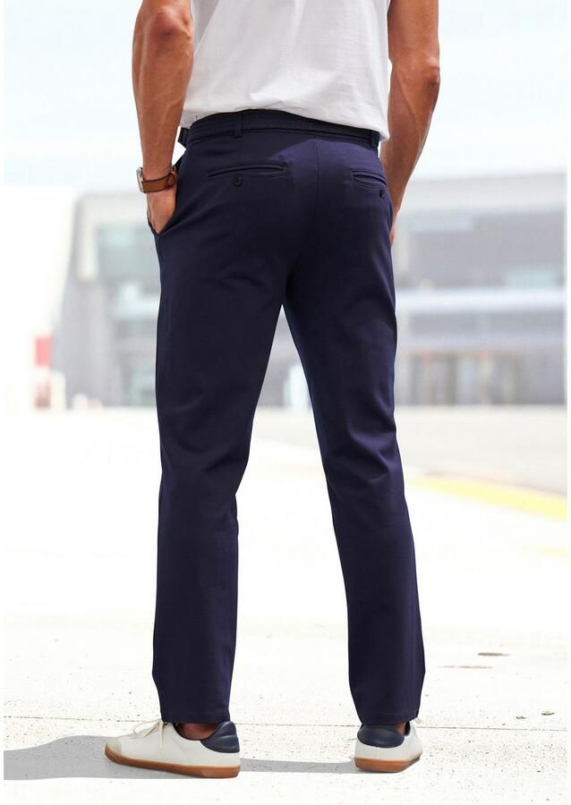 John Devin Stretchbroek Regular fit comfortabele broek van elastisch materiaal