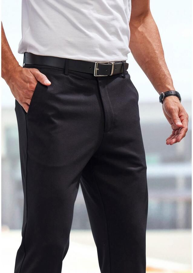 John Devin Stretchbroek Regular fit comfortabele broek van elastisch materiaal