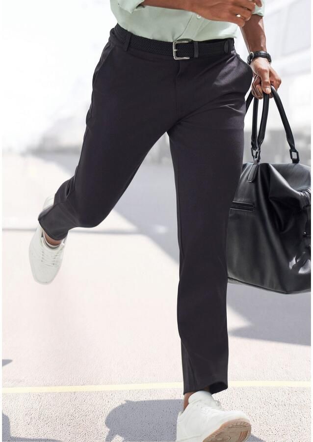 John Devin Stretchbroek Regular fit comfortabele broek van elastisch materiaal - Foto 2