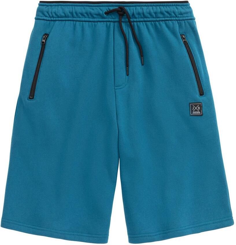 John Devin Sweatshort zijzakken met zwarte rits
