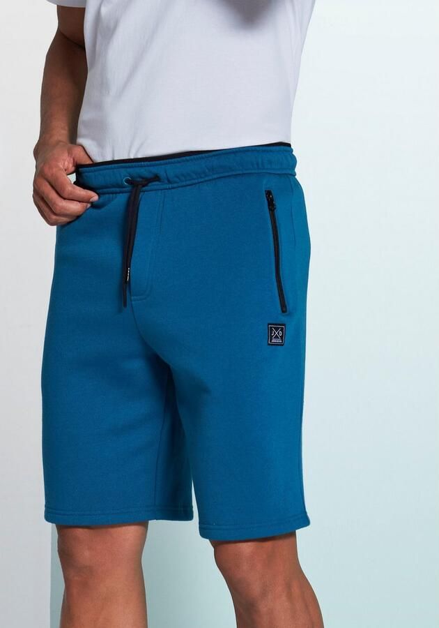 John Devin Sweatshort zijzakken met zwarte rits - Foto 3