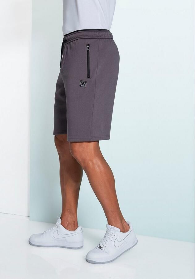 John Devin Sweatshort zijzakken met zwarte rits - Foto 4