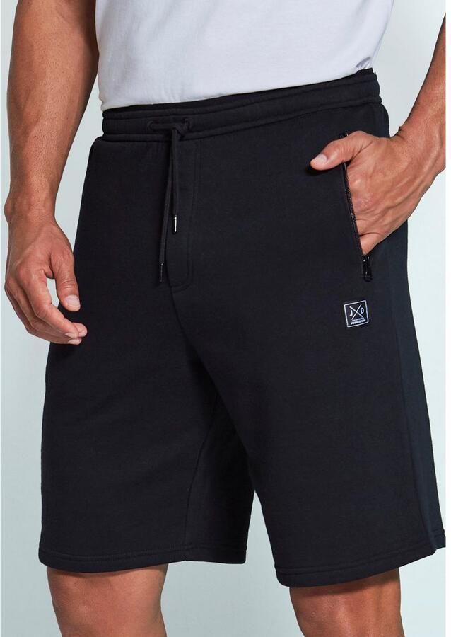 John Devin Sweatshort zijzakken met zwarte rits - Foto 2